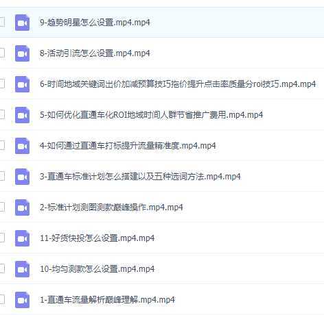 2023淘宝直通车高级系统课,实操性,系统性,实时性,直通车完整体系教学