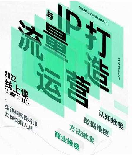 大蓝流量运营&个人ip打造课,短视频带货/爆款文案/流量运营/直播入门/镜头变现/流量商业