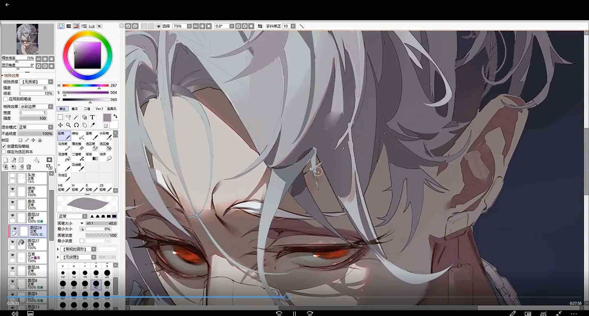 2023年二次元头像个性创作绘画教程