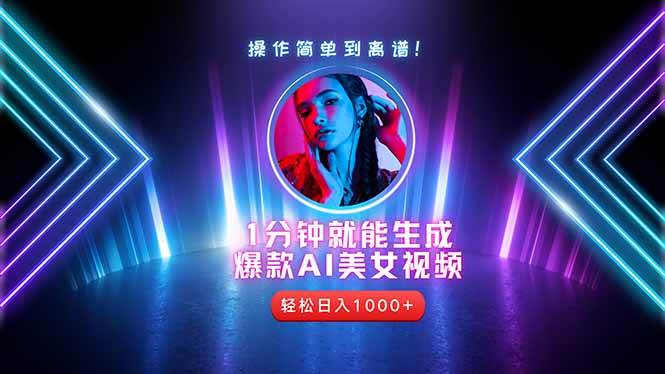 2025年最强副业:用AI做短视频,从零开始打造爆款账号!