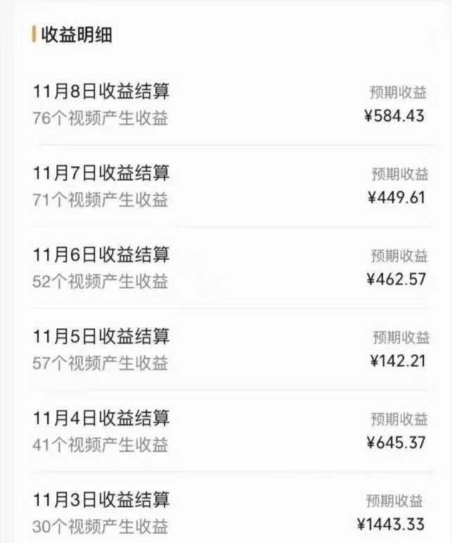 视频号暴力玩法一部手机 几分钟一条原创视频 一周收益3800+