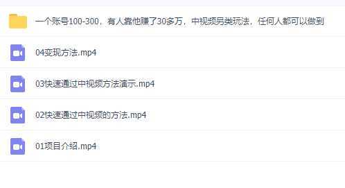 一个账号100-300，有人靠他赚了30多万，中视频另类玩法，任何人都可以做到
