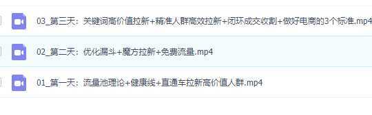 线上流量密训班19.0，打通流量关卡，线上也能实战流量破局