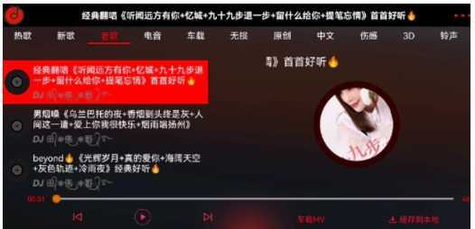 车载DJ,随心所欲畅听全网VIP资源