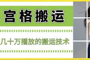 最新九宫格搬运,十秒一个作品,破了几十万播放的搬运技术【揭秘】