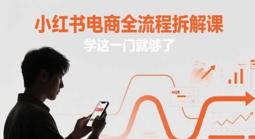 小红书电商全流程拆解课,学这一门就够了