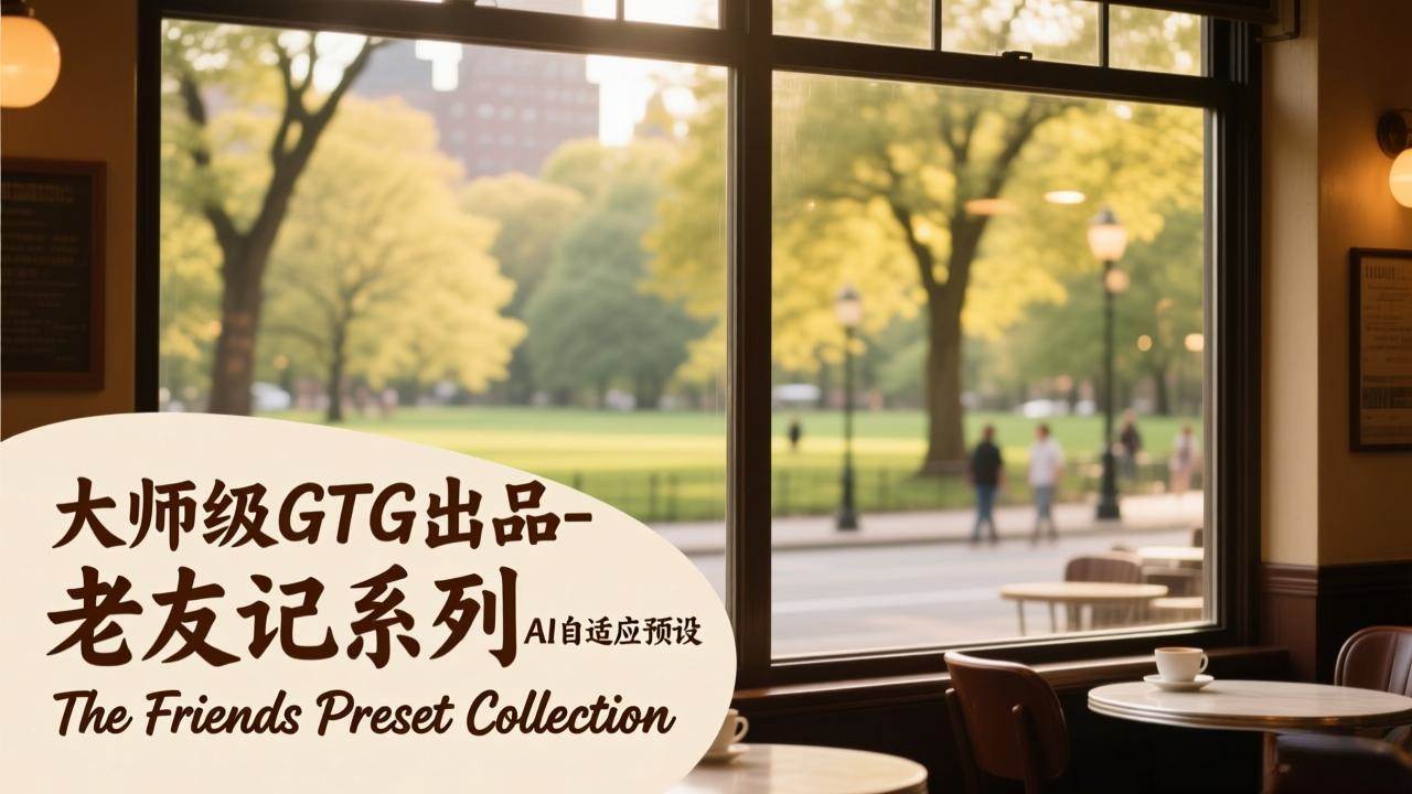 大师级GTG出品-老友记系列AI自适应预设The Friends Preset Collection
