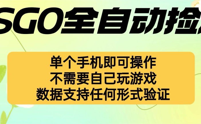 自动挂机捡漏，不用自己挂机不用玩游戏，一个手机即可操作。新手小白轻…
